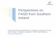 Mary O'Mahony 'The Perspectives on FASD from Souther Ireland