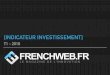Indicateur Investissements Frenchweb - T1 2016