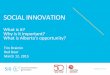 Tim Draimin: Making Change Through Social Innovation (Make Something Edmonton, 13 March, 2015)