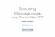 Securing Microservices using Play and Akka HTTP