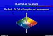 Basics of Color Perception and Measurement