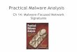 Practical Malware Analysis Ch 14: Malware-Focused Network Signatures