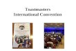 Toastmasters international convention