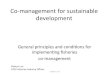 Co management for sustainable development