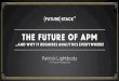 The Future of APM and Why It Requires Analytics Everywhere!