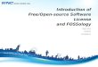 Introduction of foss license & fos sology 20130911_v2