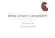 Intra venous urography By Dr Sahar Zubair