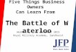 JFP -  THE BATTLE OF WATERLOO