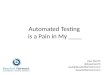 Why Automated Testing Matters To DevOps