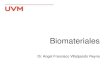 Biomateriales y sus aplicaciones