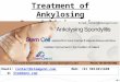 Treatment of Ankylosing Spondylitis using Stem Cells