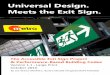 Universal Design Meets the Exit Sign White Paper by Lee Wilson Version 1.1 Large Print