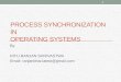 Process synchronization in Operating Systems