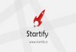 Startify : Business Plan pitch