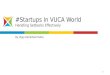 Startups In VUCA World  - Entroids