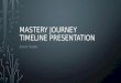 Mastery journey timeline presentation