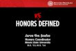 Honors Redefined