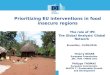 Prioritizing EU interventions in food insecure regions: The role of IPC