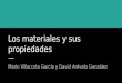 Los materiales | Mario Villacorta García