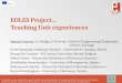 EOLES Project...Teaching Unit experiences