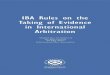 IBA Rules on the Taking of Evidence in International Arbitration 2010