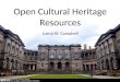 Open Cultural Heritage Resources