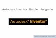 Autodesk Inventor mini guide upload