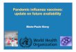 Pandemic influenza vaccines: update on future availability
