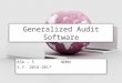 Generalized audit-software