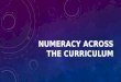 Tl briefing numeracy in the curriculum