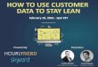 How to Use Customer Data to Stay Lean