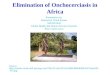 Elimination of Onchocerciasis in Africa-PPT