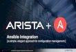 Arista: DevOps for Network Engineers