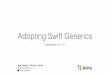 Adopting Swift Generics