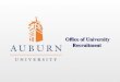 FANS Finding Auburn's New Students Presentation 2016