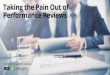 Taking the Pain Out of Performance Reviews