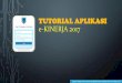 Tutorial aplikasi e-Kinerja 2017