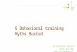 Training myths