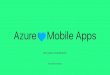 Introdução ao Azure Mobile Apps
