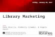 AL Live, January 2017: Library Marketing