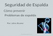 Back Safety - Spanish - Espanol