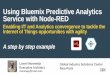 Using bluemix predictive analytics service in Node-RED