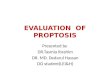 Proptosis evaluation