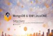 MongoDB Days Silicon Valley: MongoDB and IBM LinuxOne