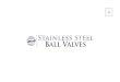 Leading Supplier Of Stainless Steel Ball Valves (844-664-8043)