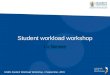 2015 IVABS student workload workshop