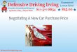 Negotiating a new car purchase price