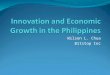Innovation and its role in economic growth for the Philippines
