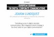 Unlocking success in digital corporate communications  - Joakim Lundquist - Webranking 2015