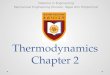 Thermodynamics chapter 2